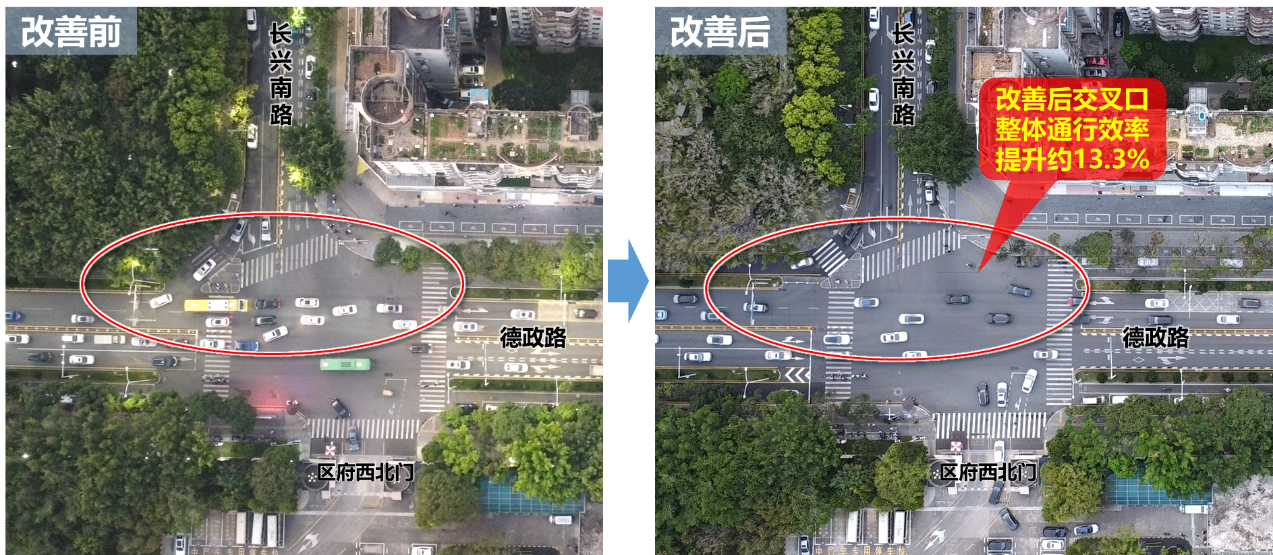 德政路完成交通綜治，通行效能有效提升2.png